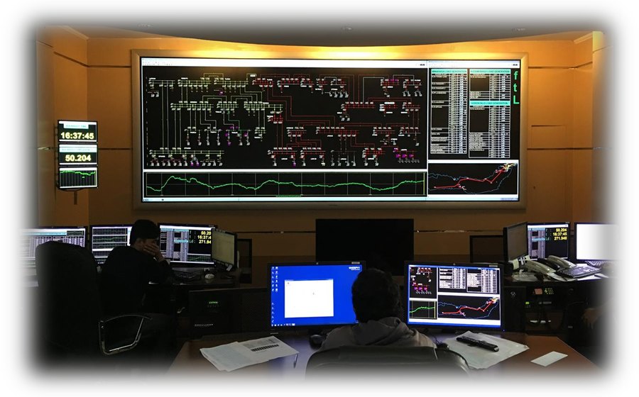 Manado electrical grid control centre videowall