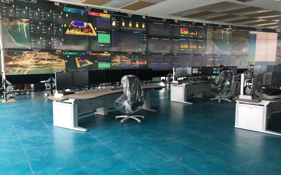 OCP Jorf Lasfar phosphate plant visualization systems